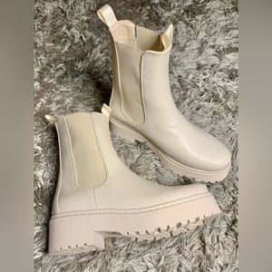Beige Booties